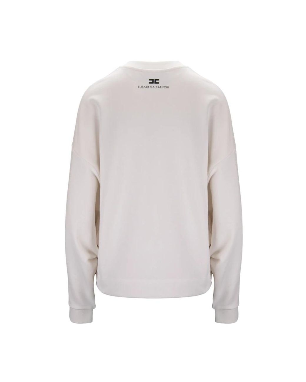 Elisabetta Franchi Gray Sweatshirts