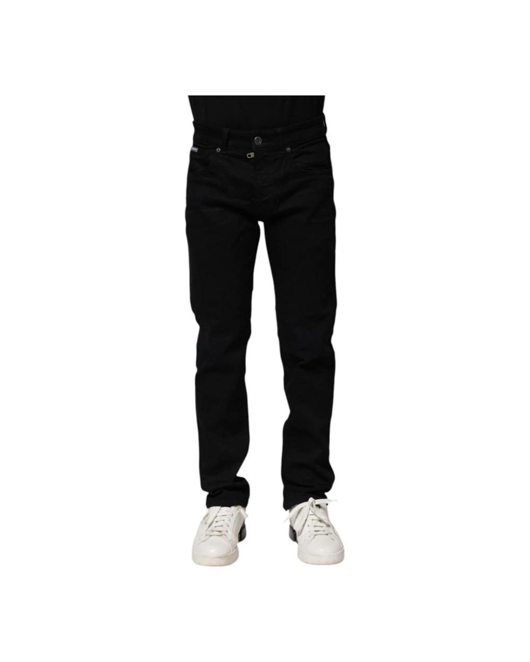 Dolce & Gabbana Black Slim Fit Jeans