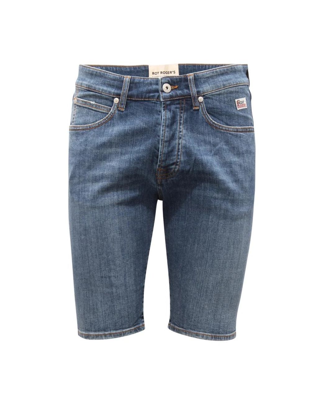 Roy Rogers Blue Denim Shorts for men