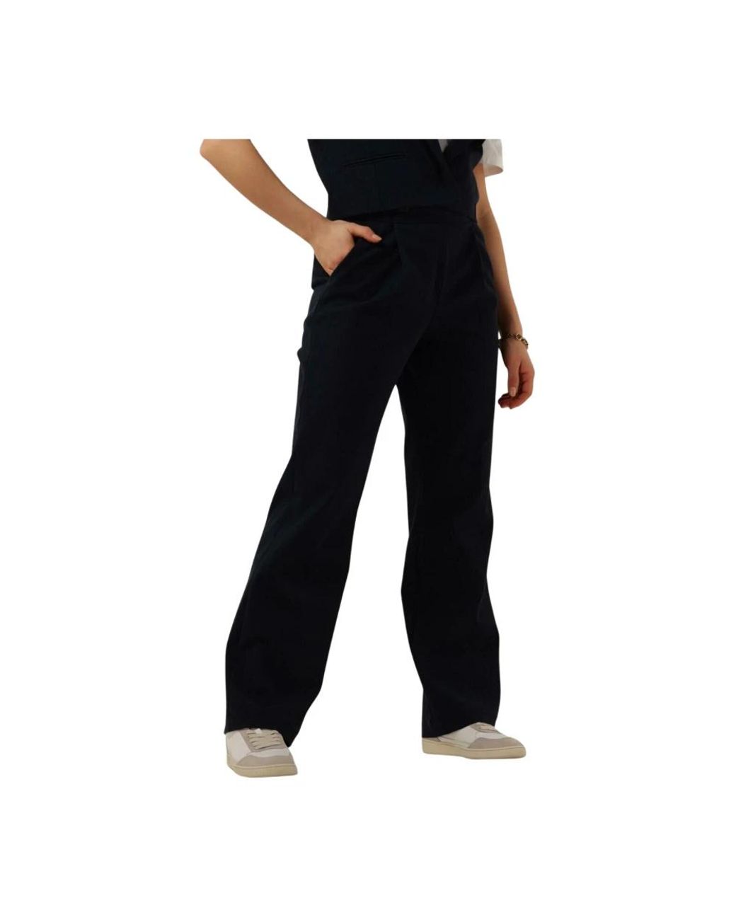 RUBY TUESDAY Broeken ,Blauw ,Relena Wijde Broek in het Black