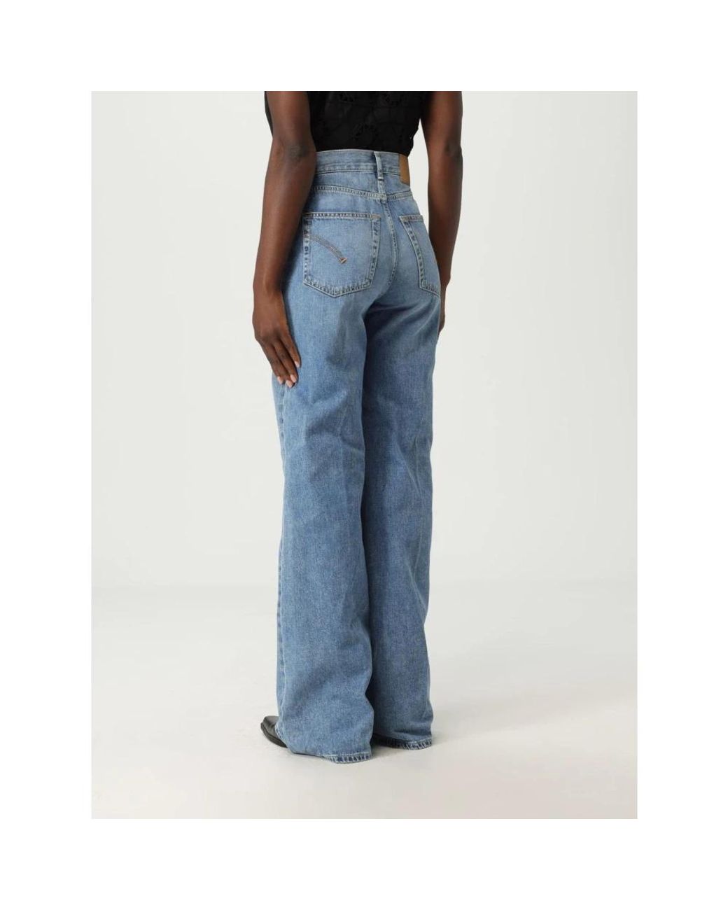 Dondup Blue Wide Jeans