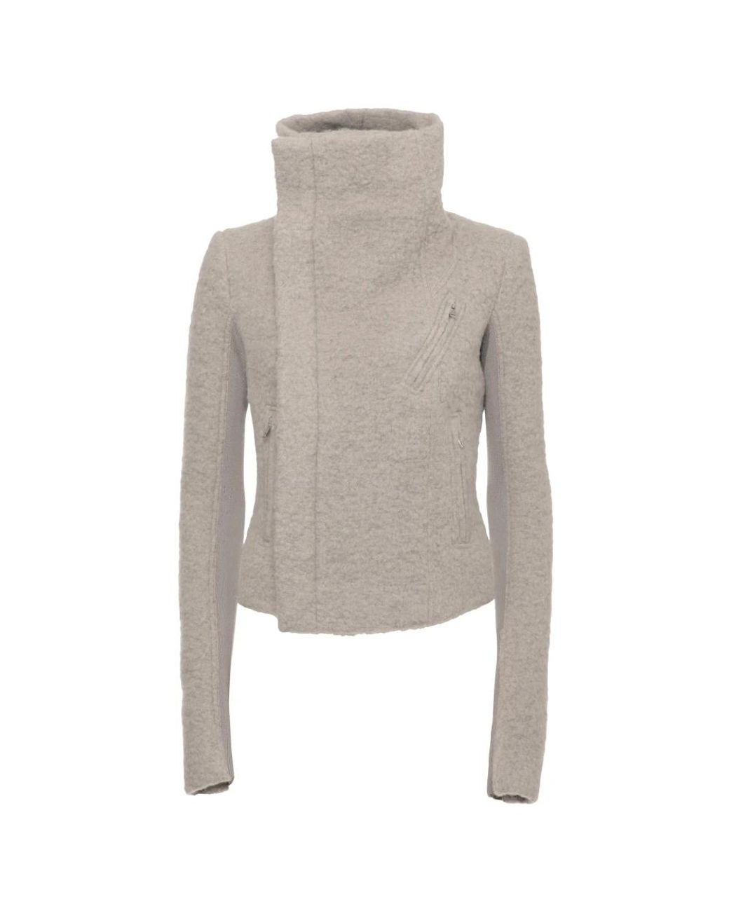 Rick Owens Classic Biker in het Gray