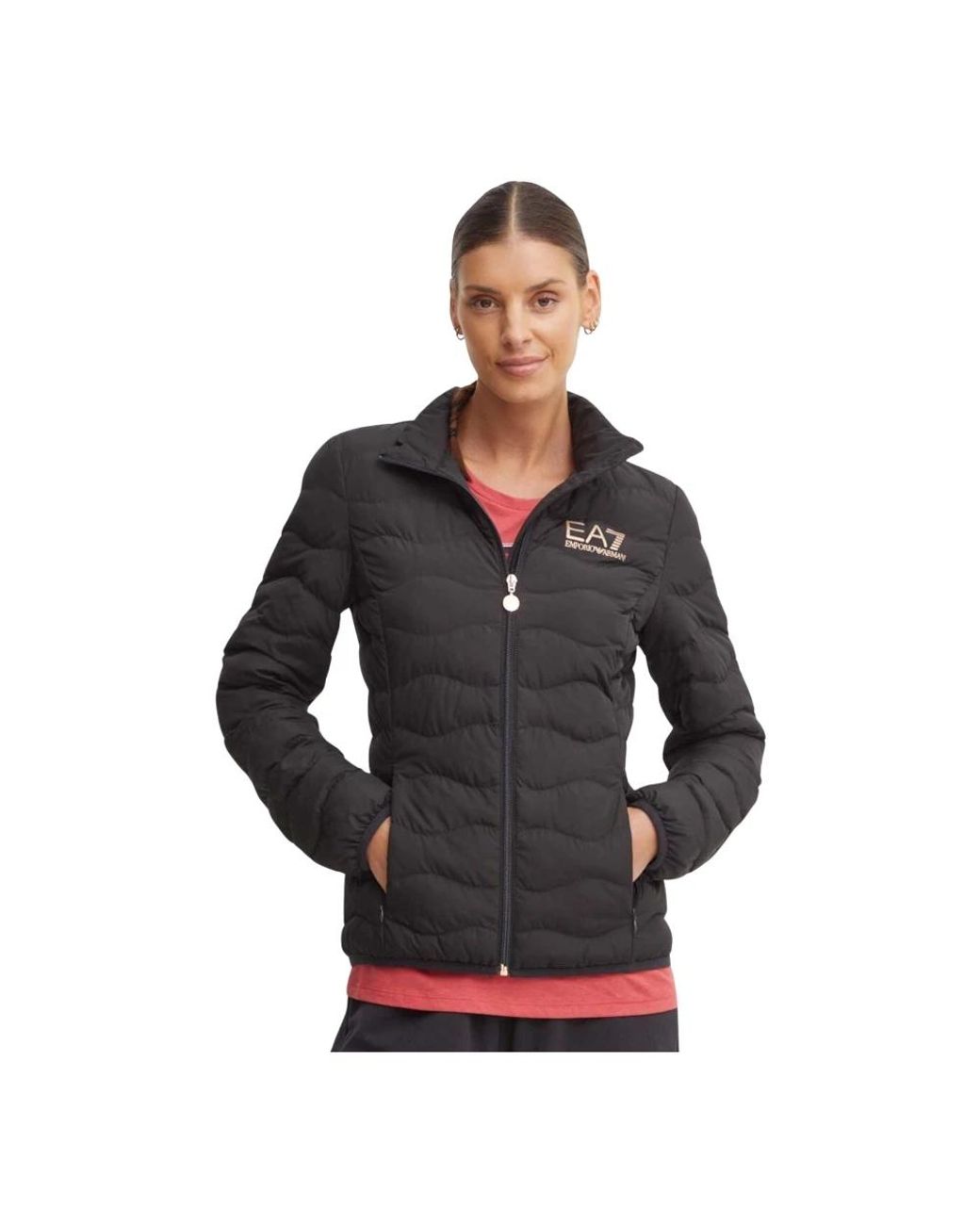 EA7 Black Winter Jackets