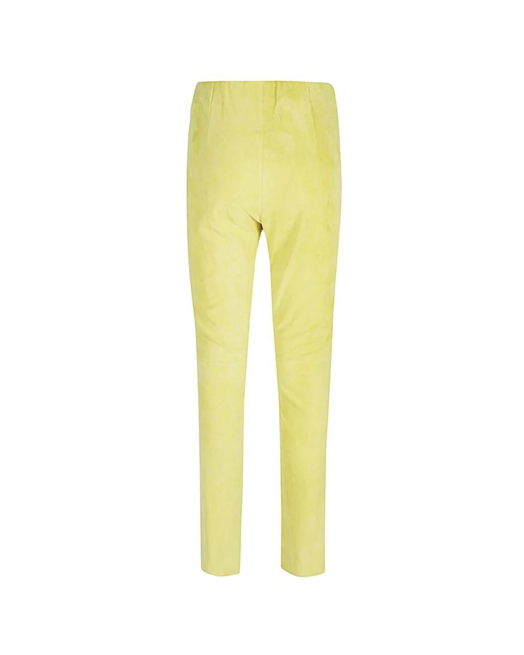 Via Masini 80 Yellow Skinny Trousers
