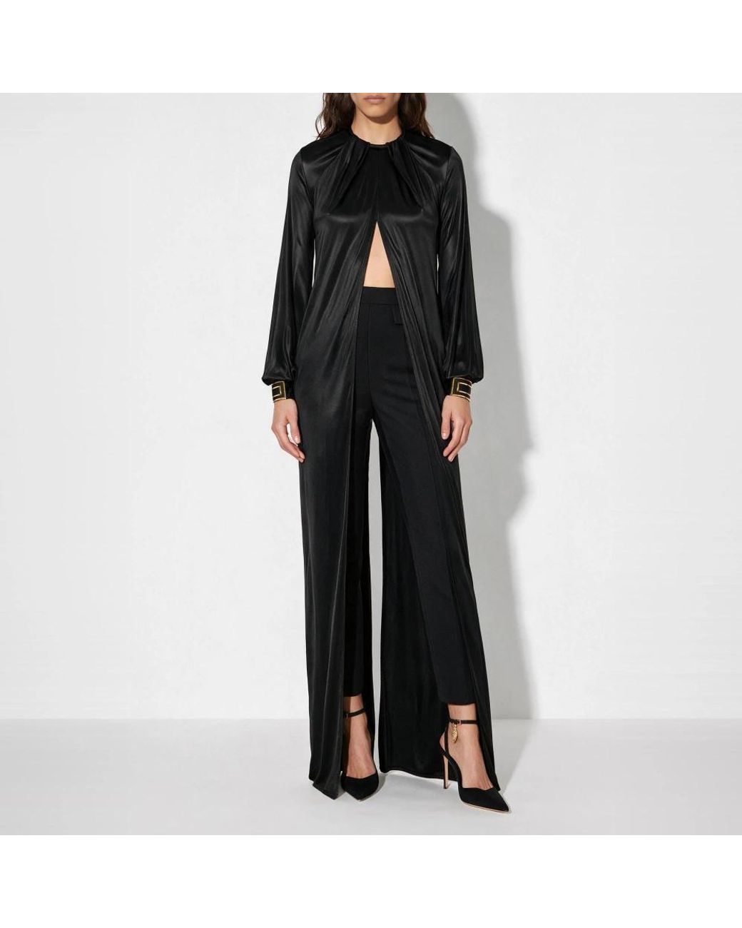 Elisabetta Franchi Black Maxi Dresses