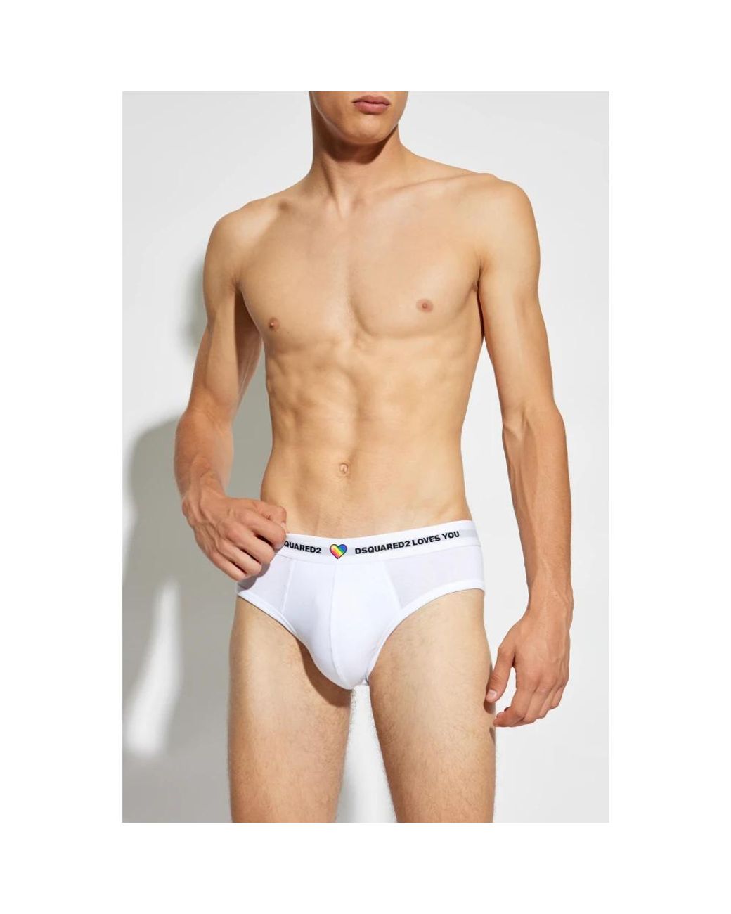 DSquared² White Bottoms for men