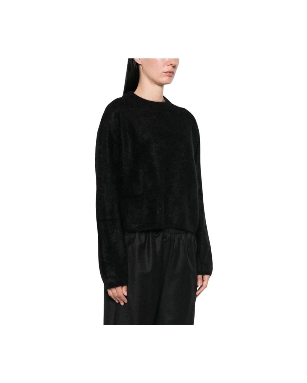 Soft Goat Black Cashmere Knitwear