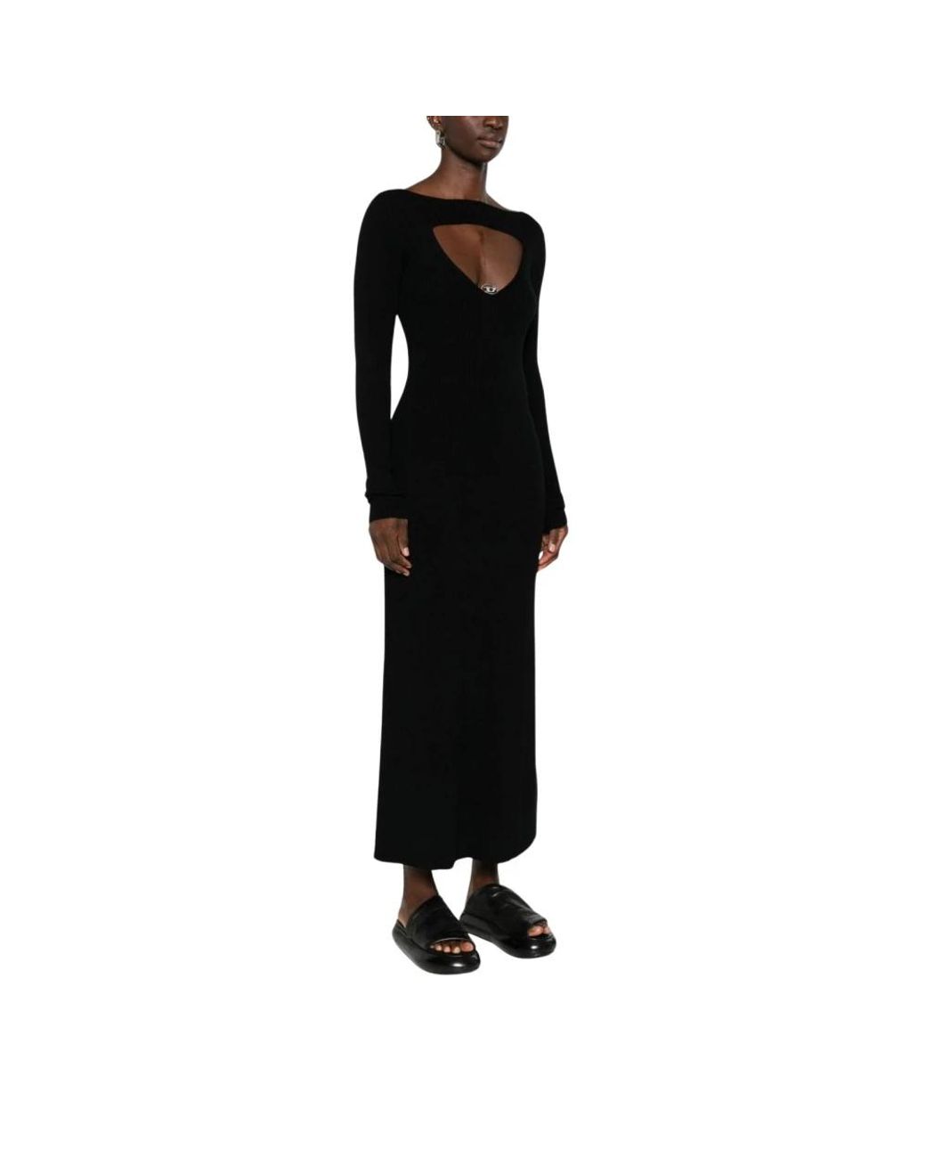 DIESEL Black Knitted Dresses