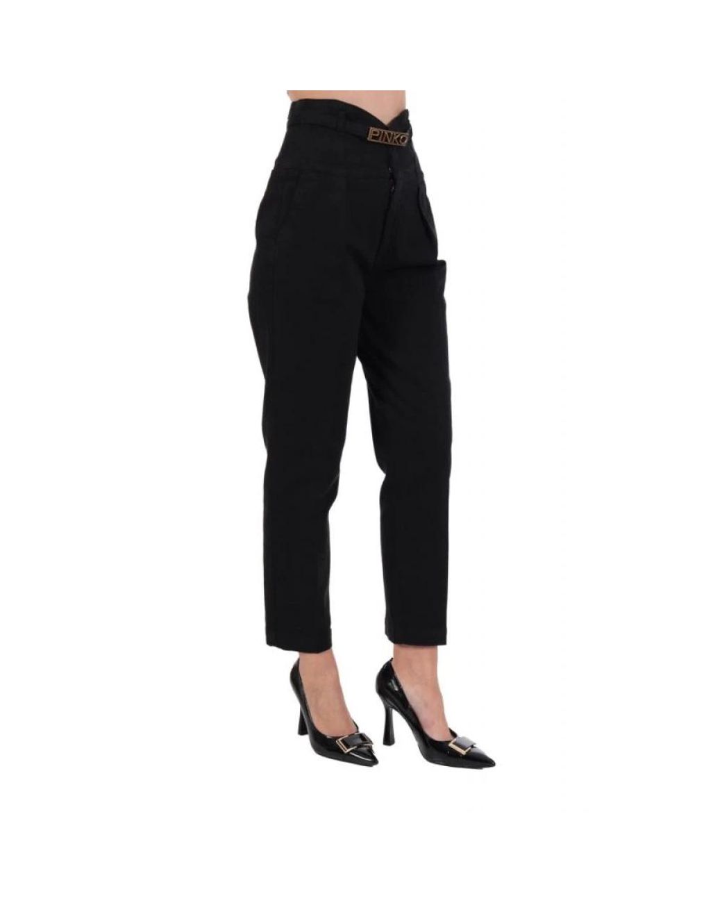 Pinko Black Tapered Trousers