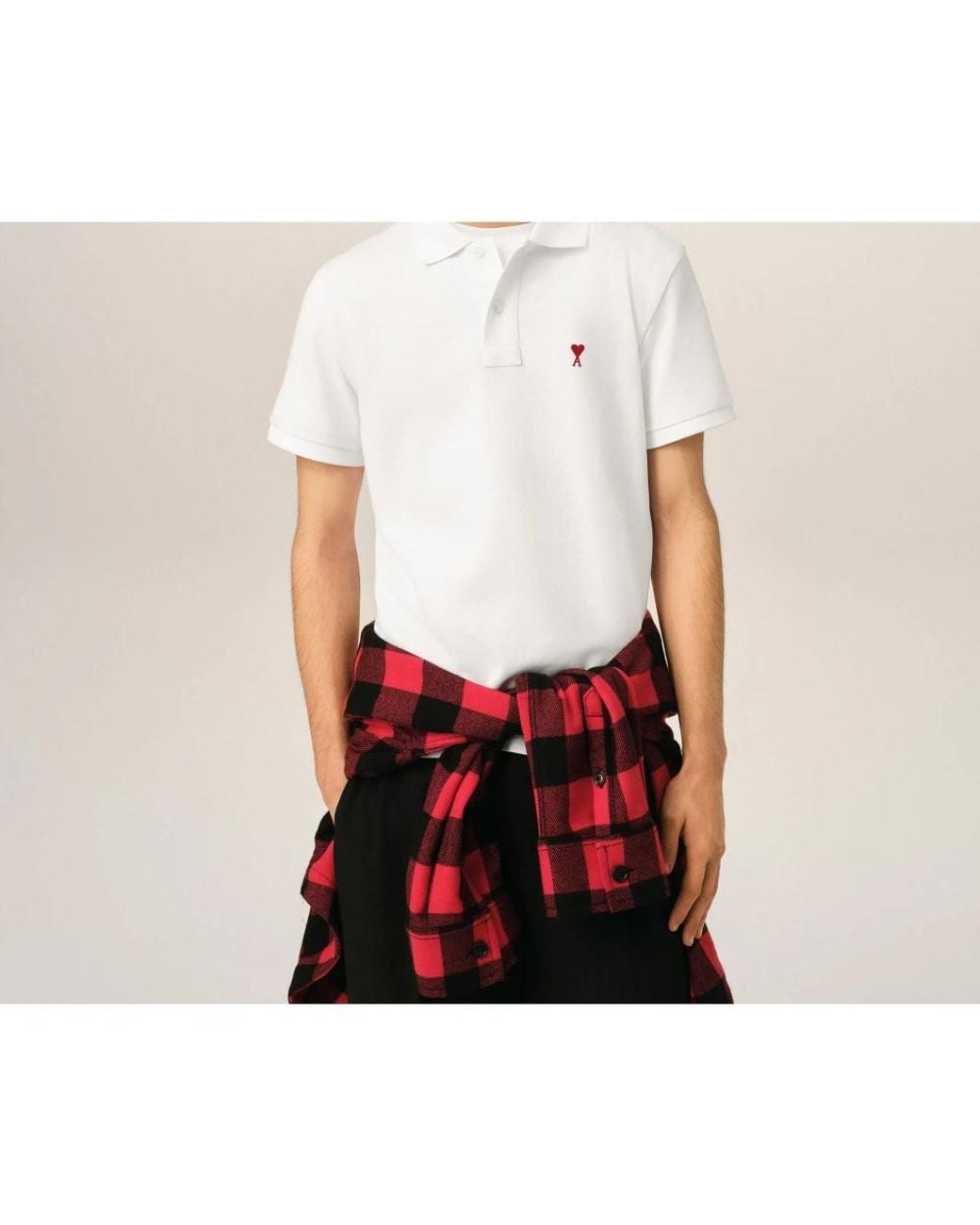 Polo Shirts AMI de color White