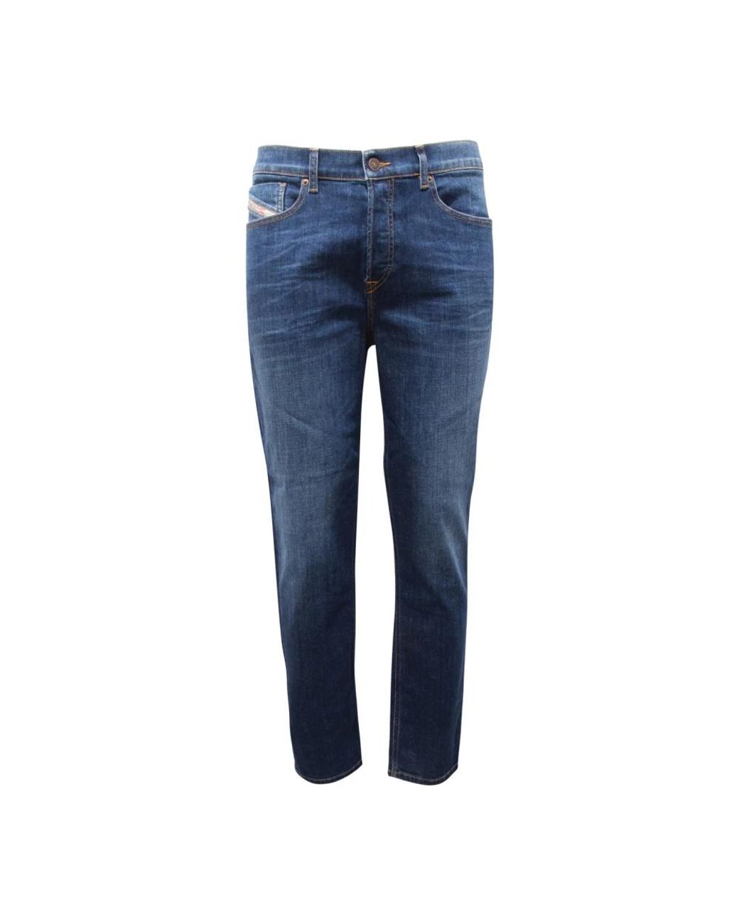 DIESEL Blue Slim Fit Jeans for men
