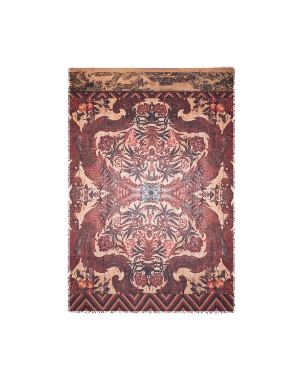 Pierre Louis Mascia Red Winter Scarves