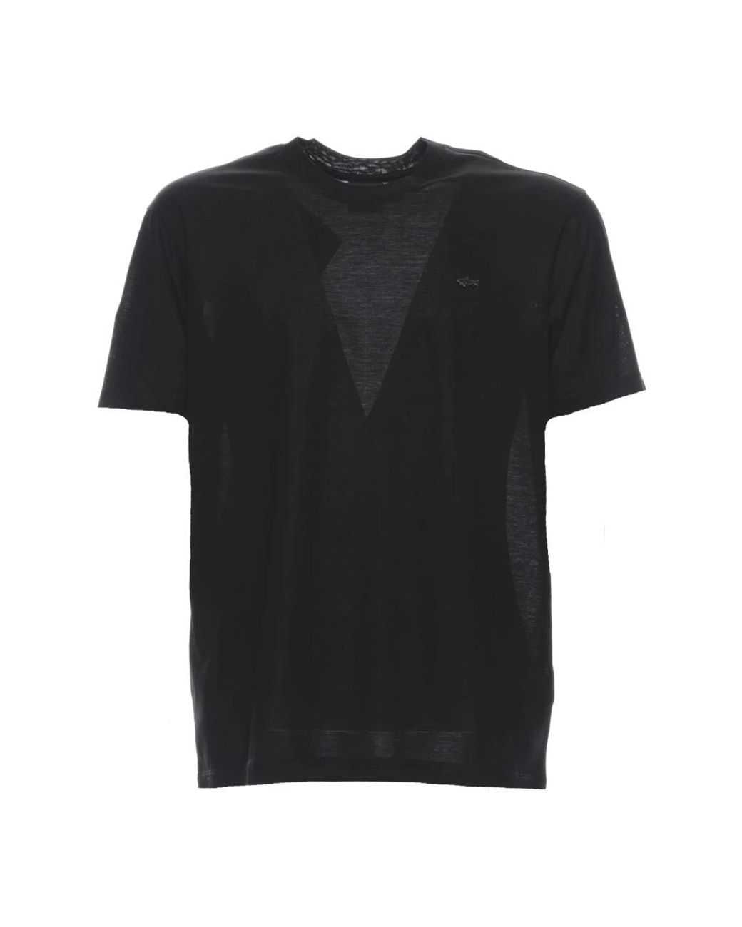 Paul & Shark Tops ,Zwart ,Katoen T-Shirt Collectie in het Black voor heren