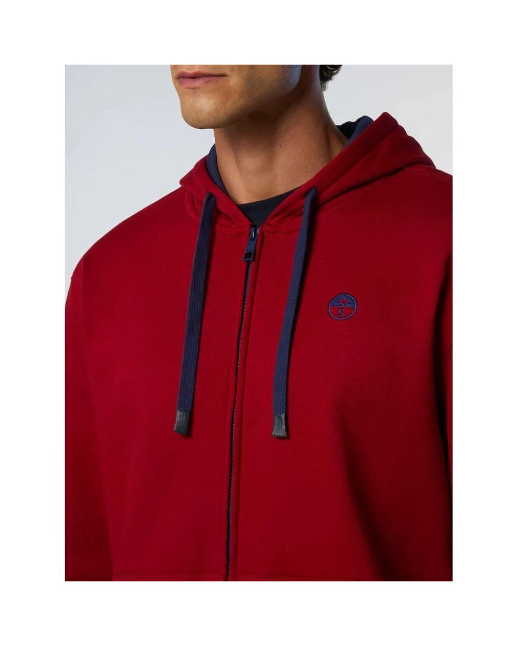 Zip-Throughs di North Sails in Red da Uomo