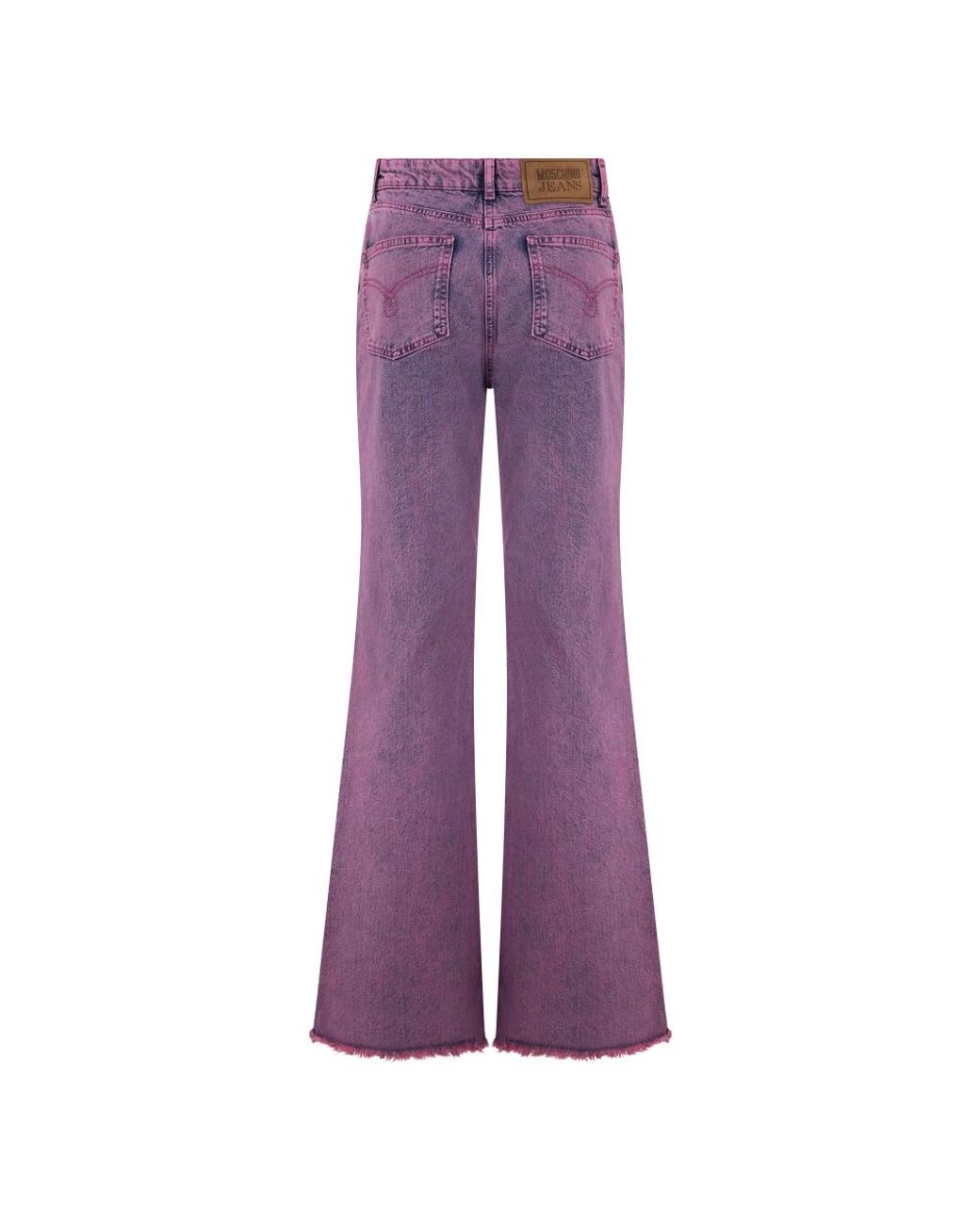 Moschino Purple Flare Jeans