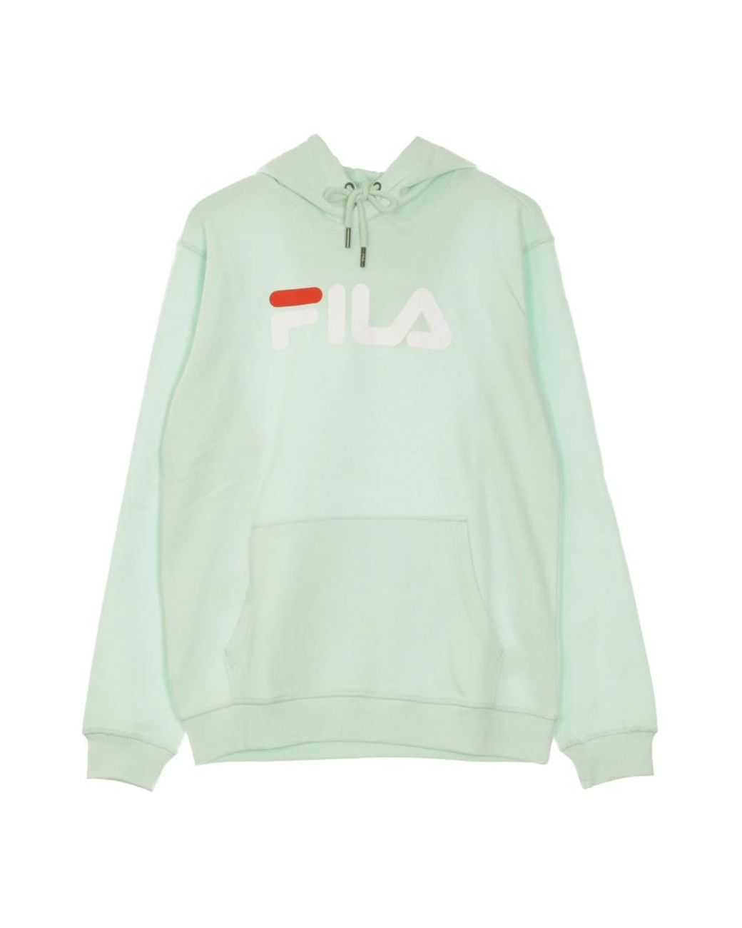 Fila Hoodies & Sweatvesten ,Blauw ,Katoen Dusty Aqua Kangaroo Hoodie Lange Mouw in het Green voor heren
