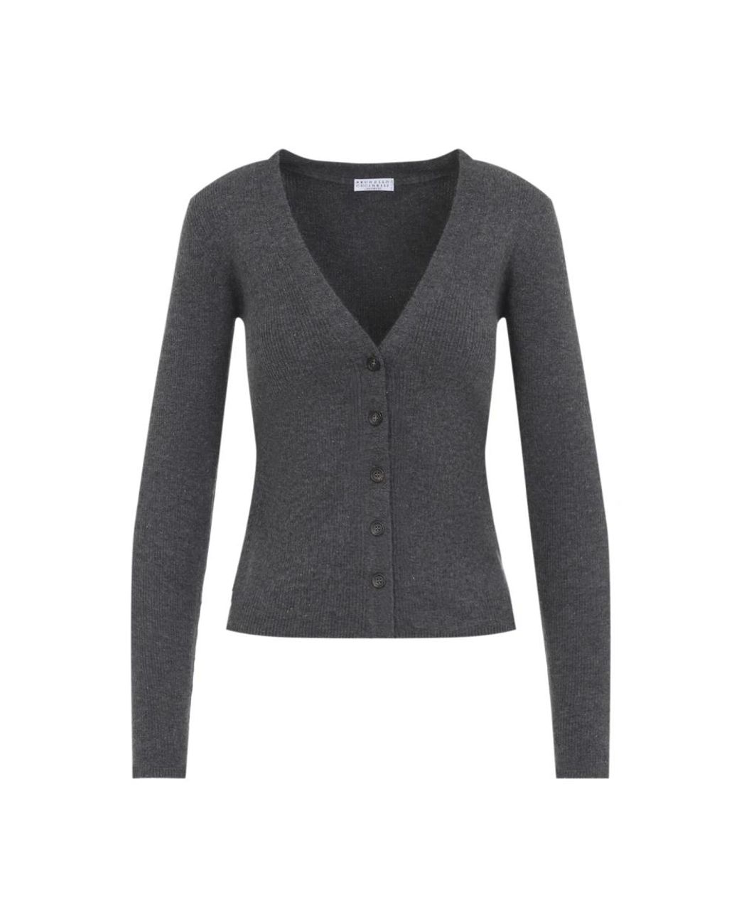 Brunello Cucinelli Blue Cardigans