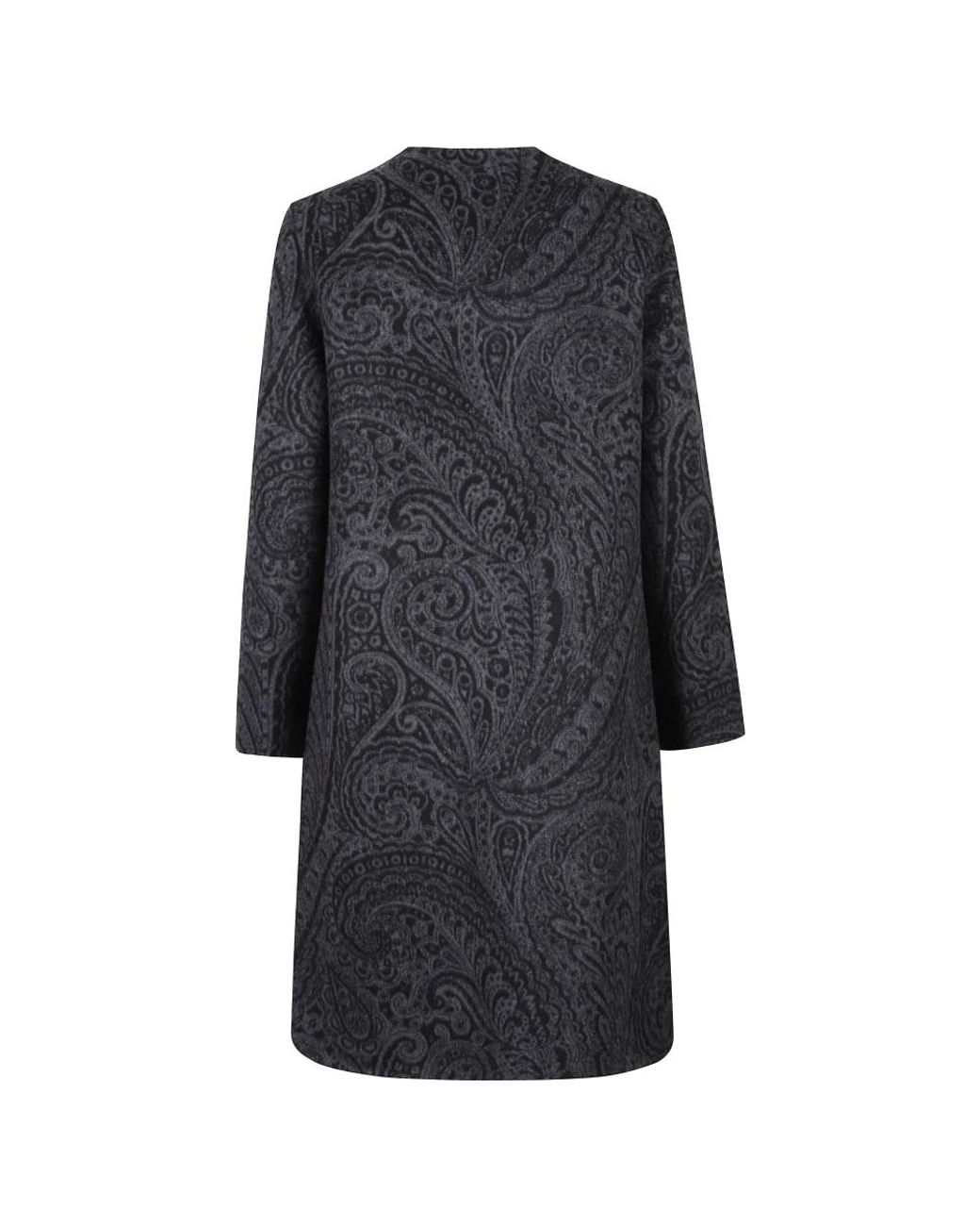 Etro Black Single-Breasted Coats