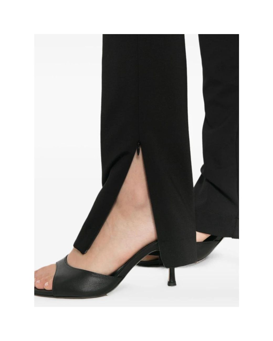 Ermanno Scervino Black Slim-Fit Trousers