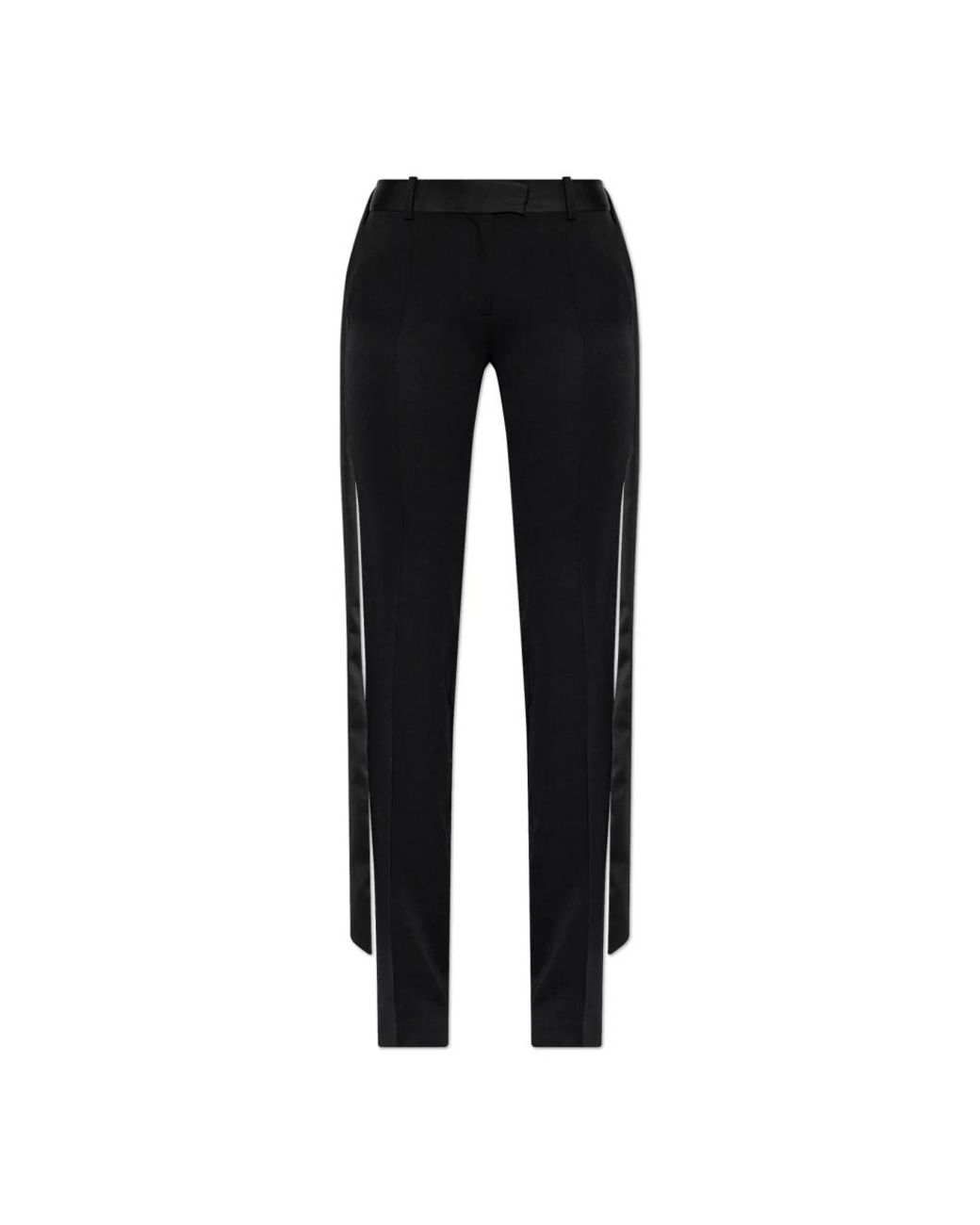 The Attico Black Straight Trousers