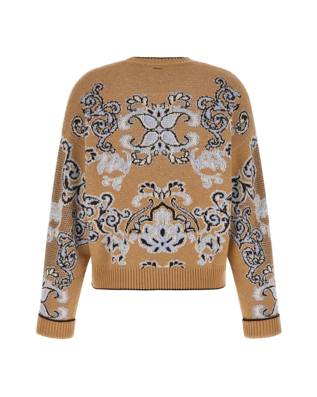 Twinset Gray Round-Neck Knitwear