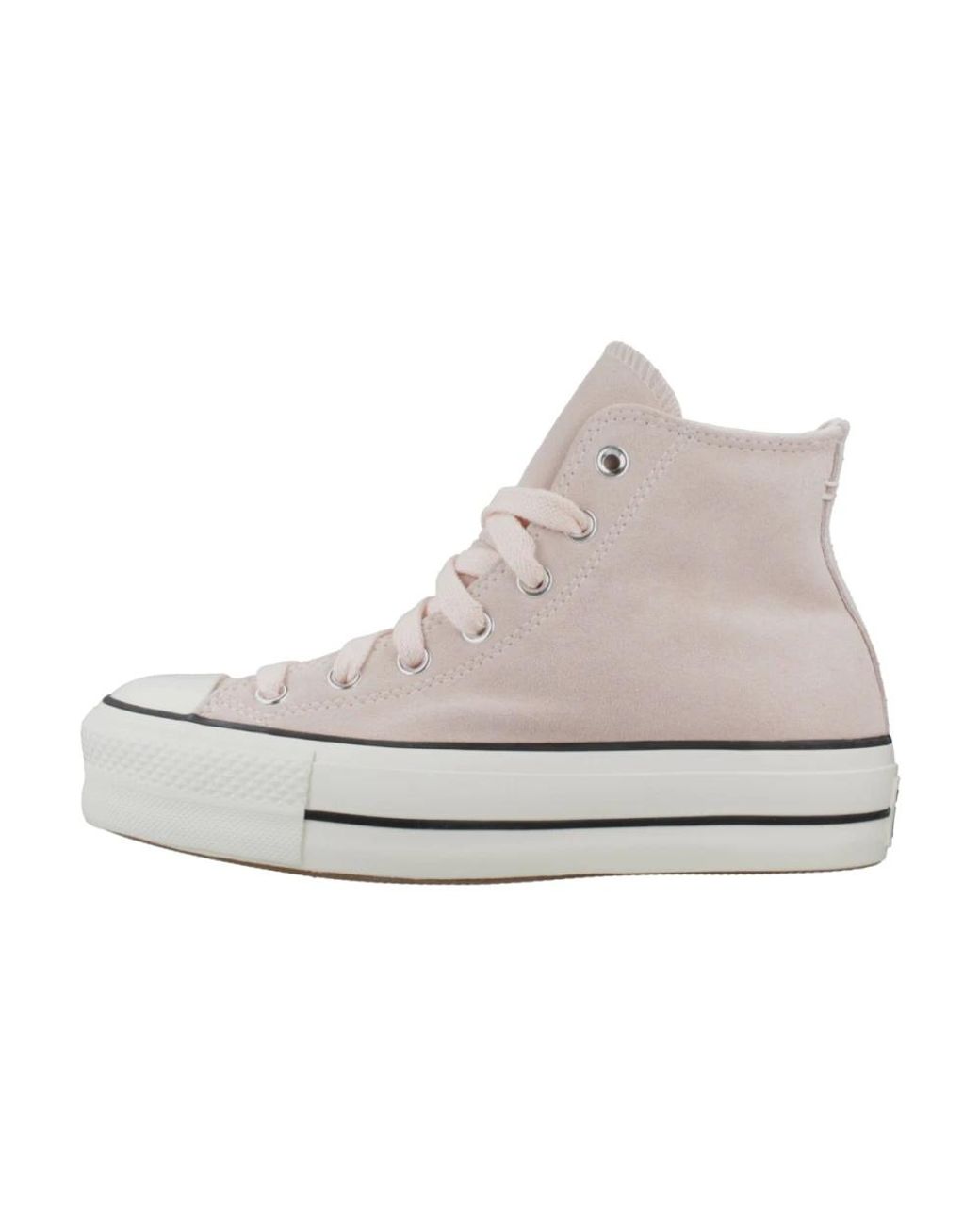 Converse Schoenen ,Roze ,Verhoogde High Top Sneakers in het Pink