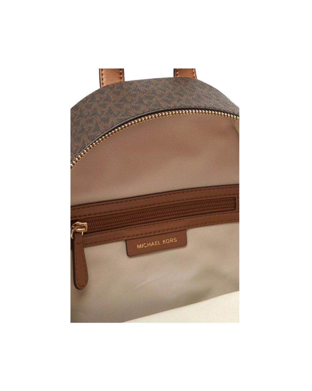 Michael Kors Brown Backpacks