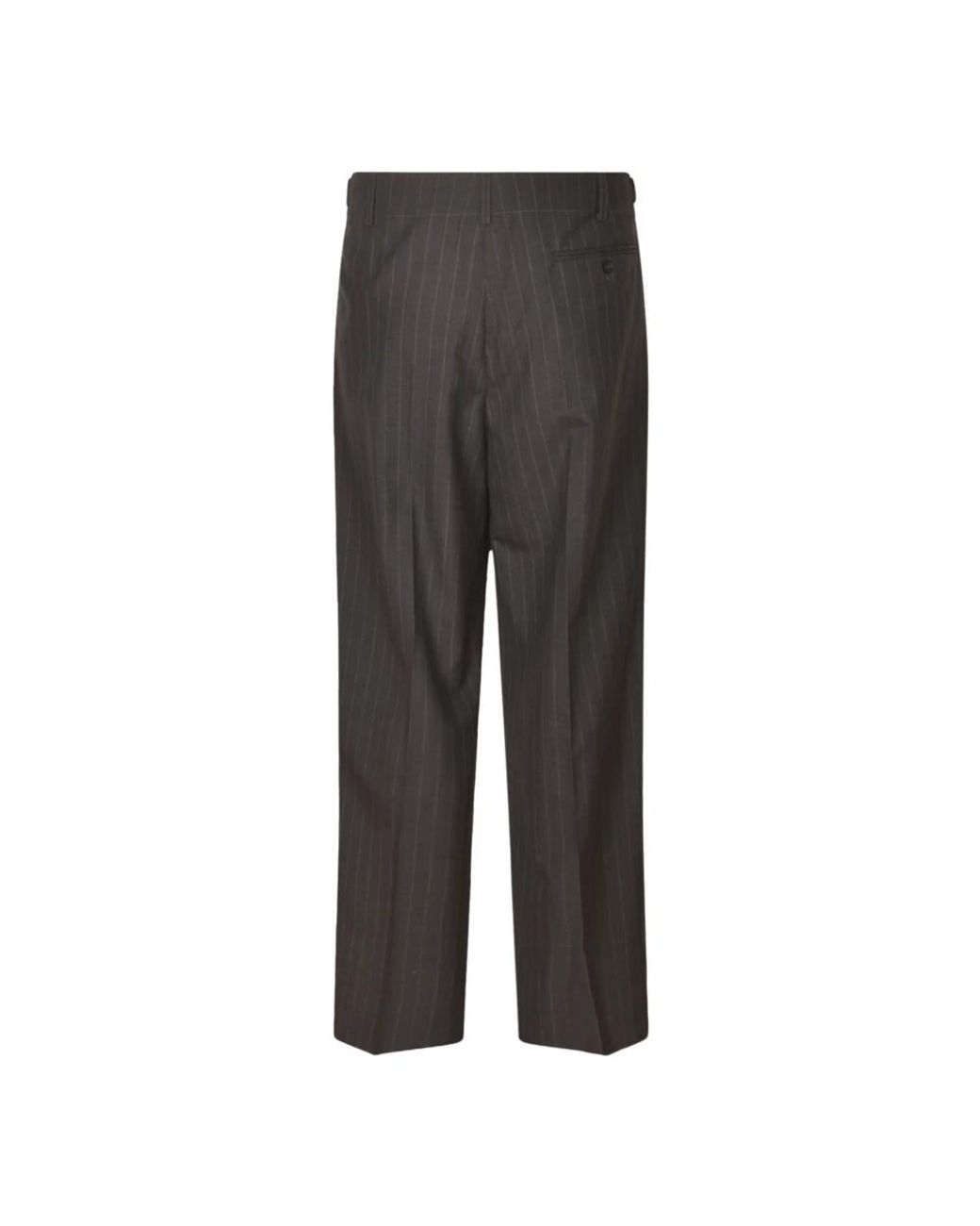 Maison Margiela Pinstripe Wool Hosen in Gray für Herren