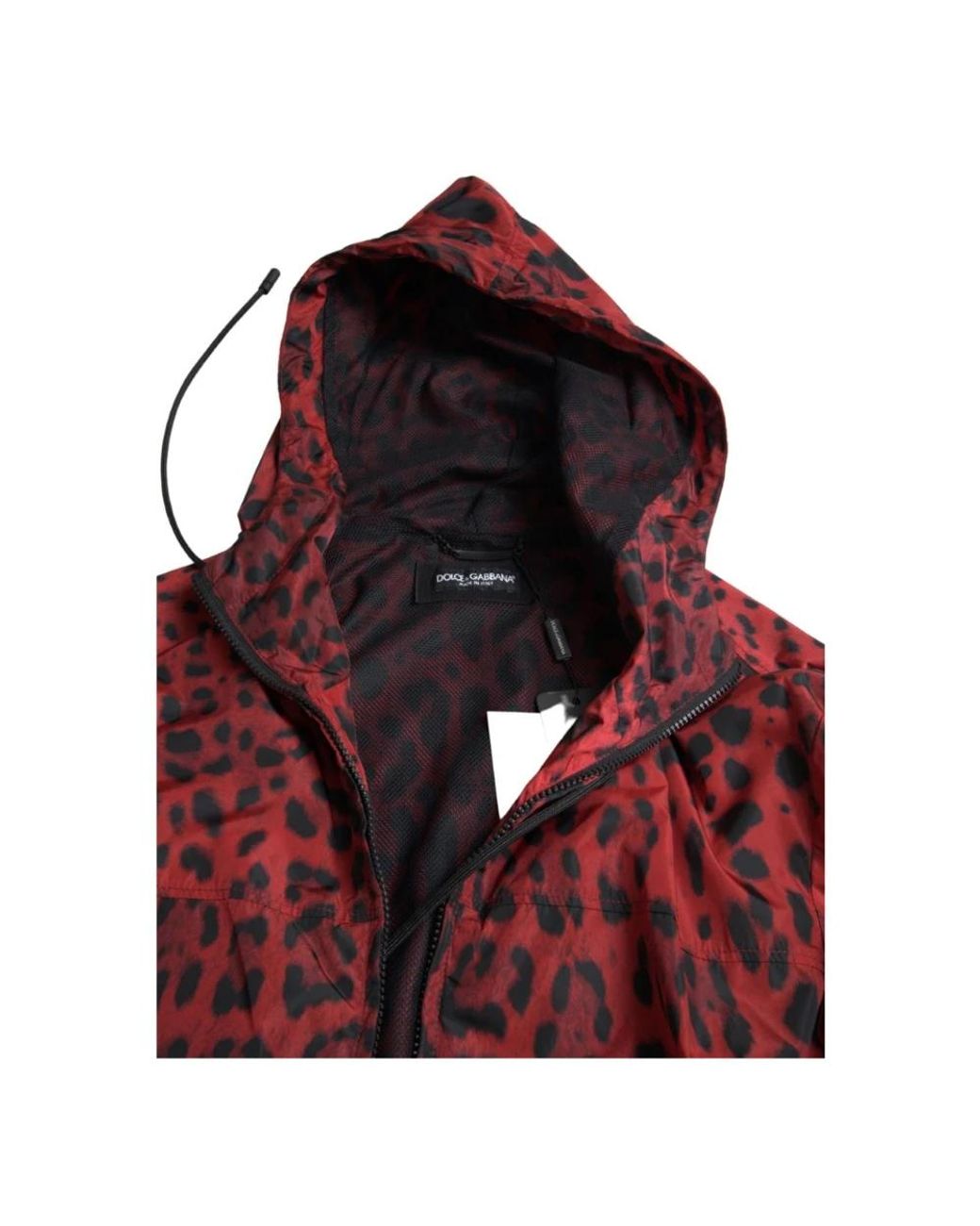 Dolce & Gabbana Red Light Jackets for men