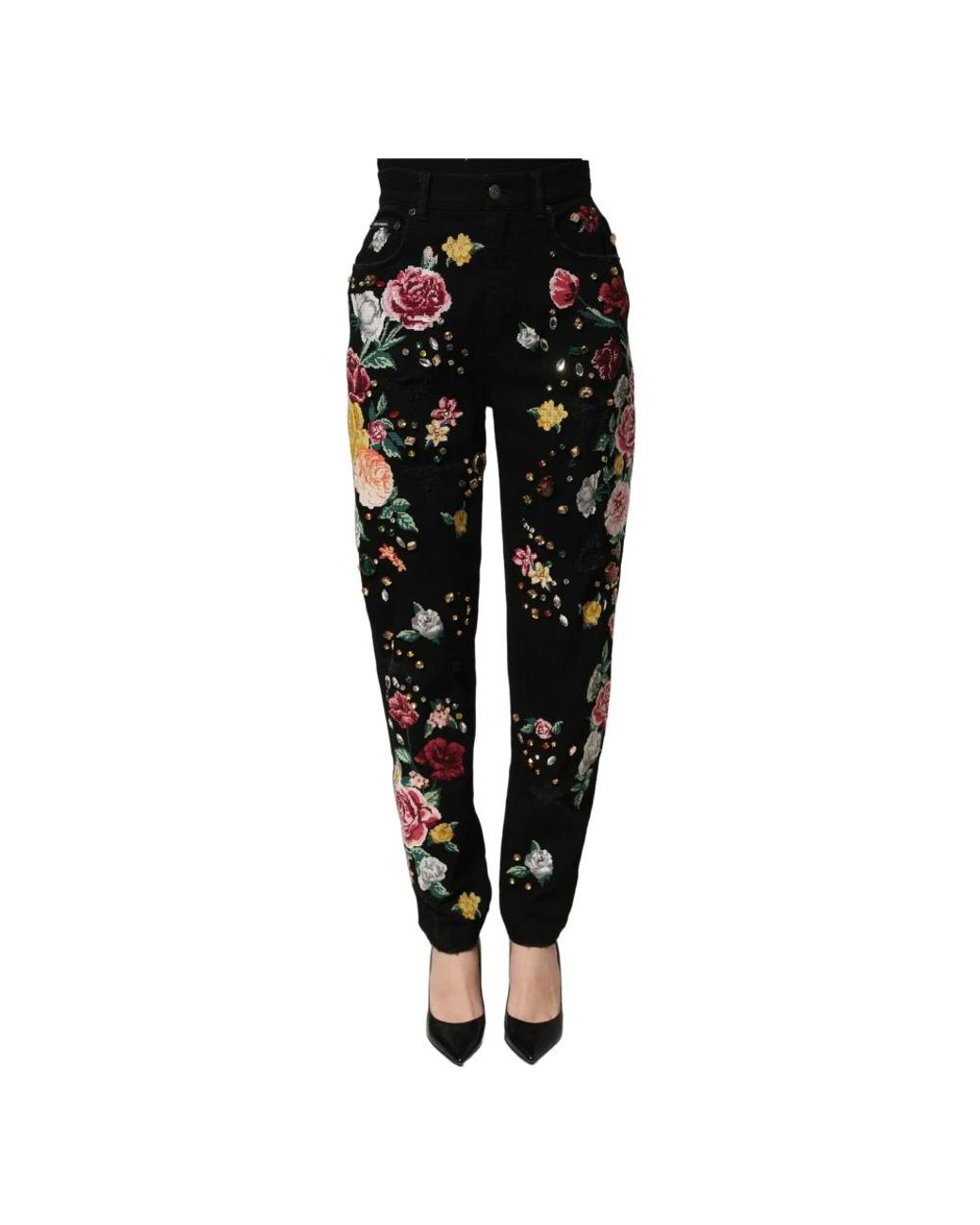 Dolce & Gabbana Black Tapered Trousers