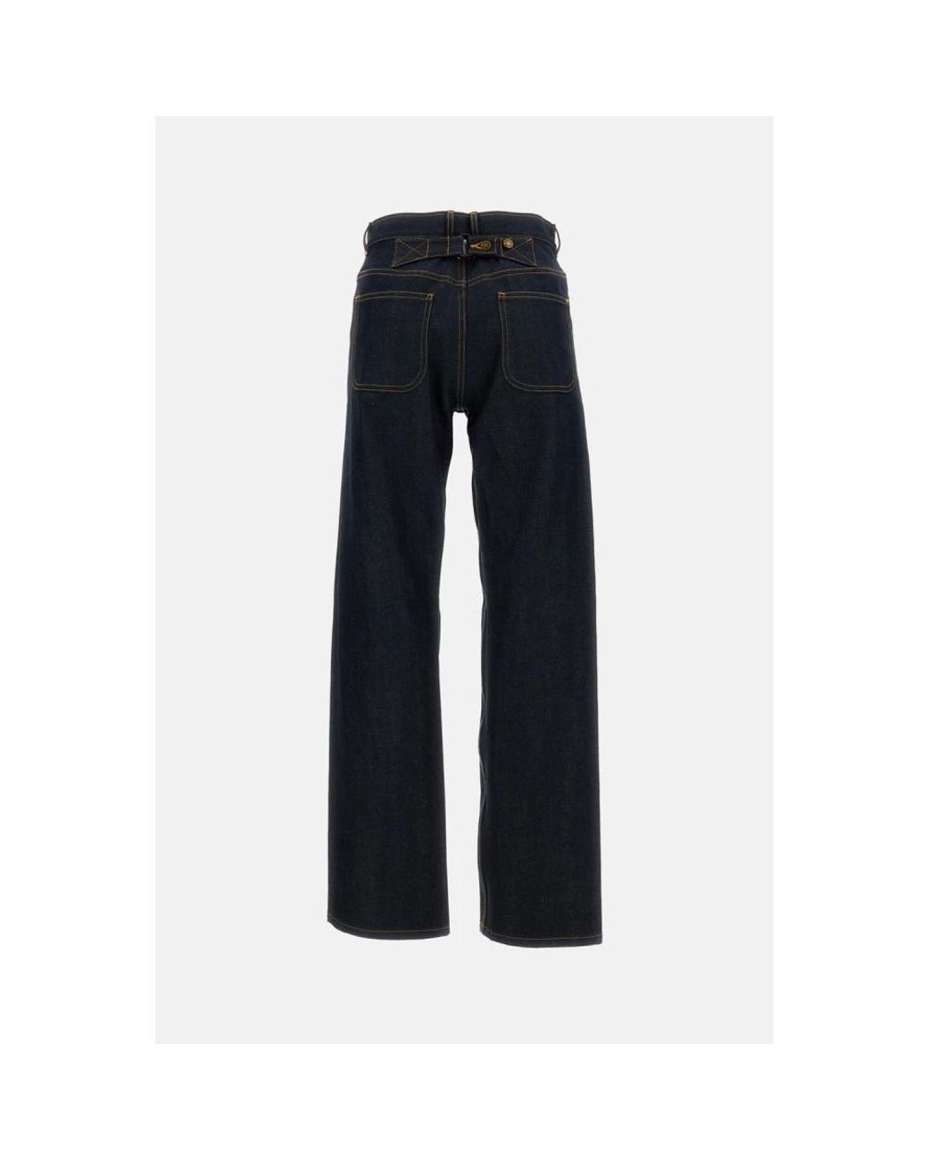 Thom Browne Blue Wide Jeans