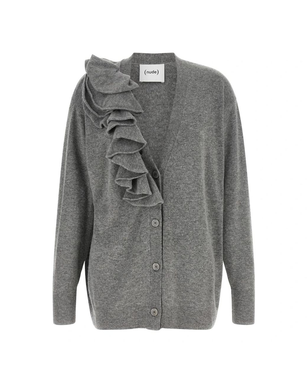 Cardigans Nude de color Gray