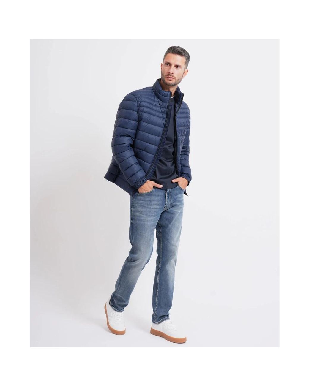 Boss Blue Winter Jackets for men