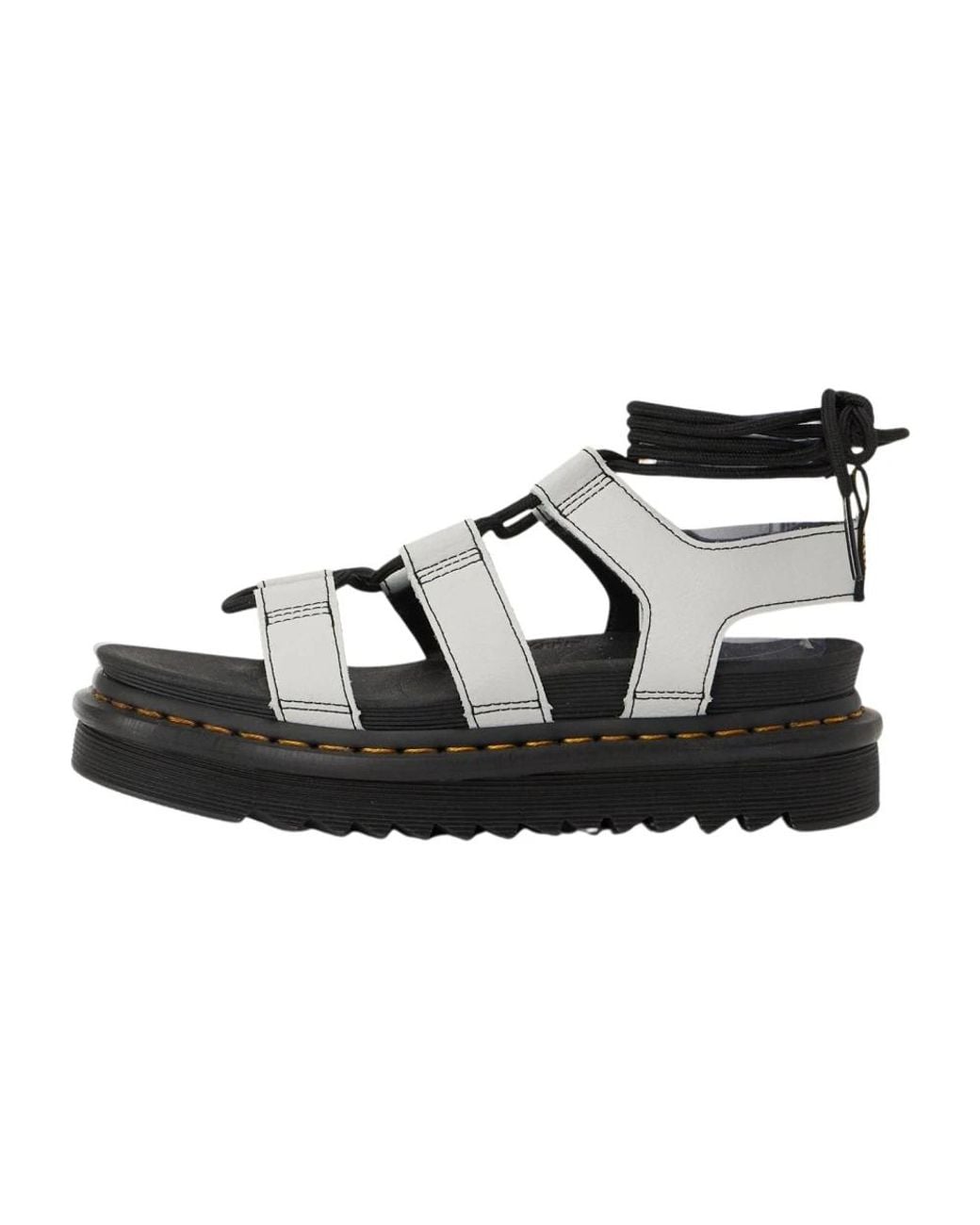 Dr. Martens Black Flat Sandals