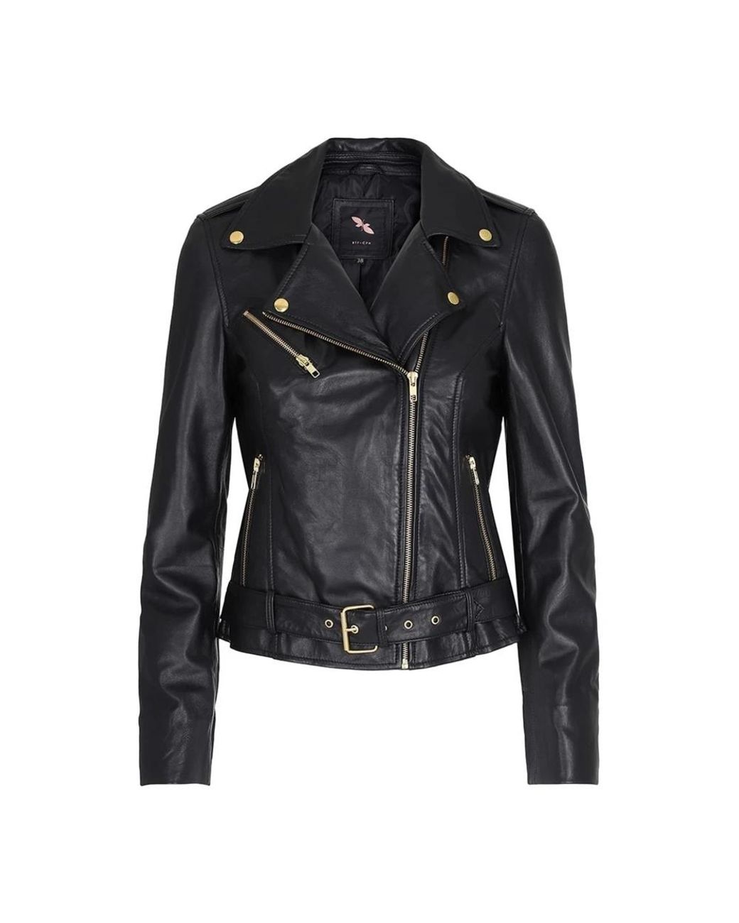 Leather Jackets Btfcph en coloris Black