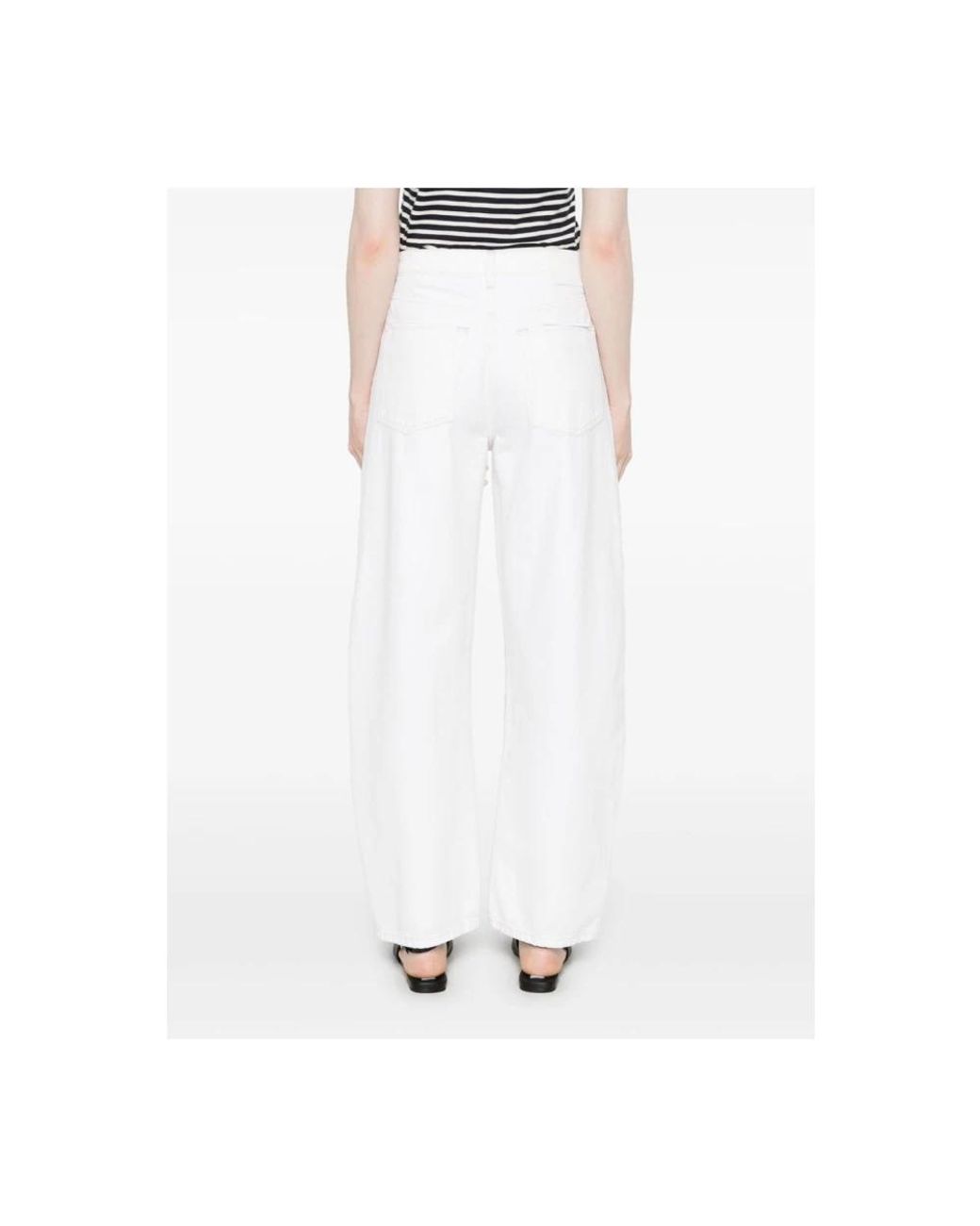 FRAME White Straight Fit Jeans