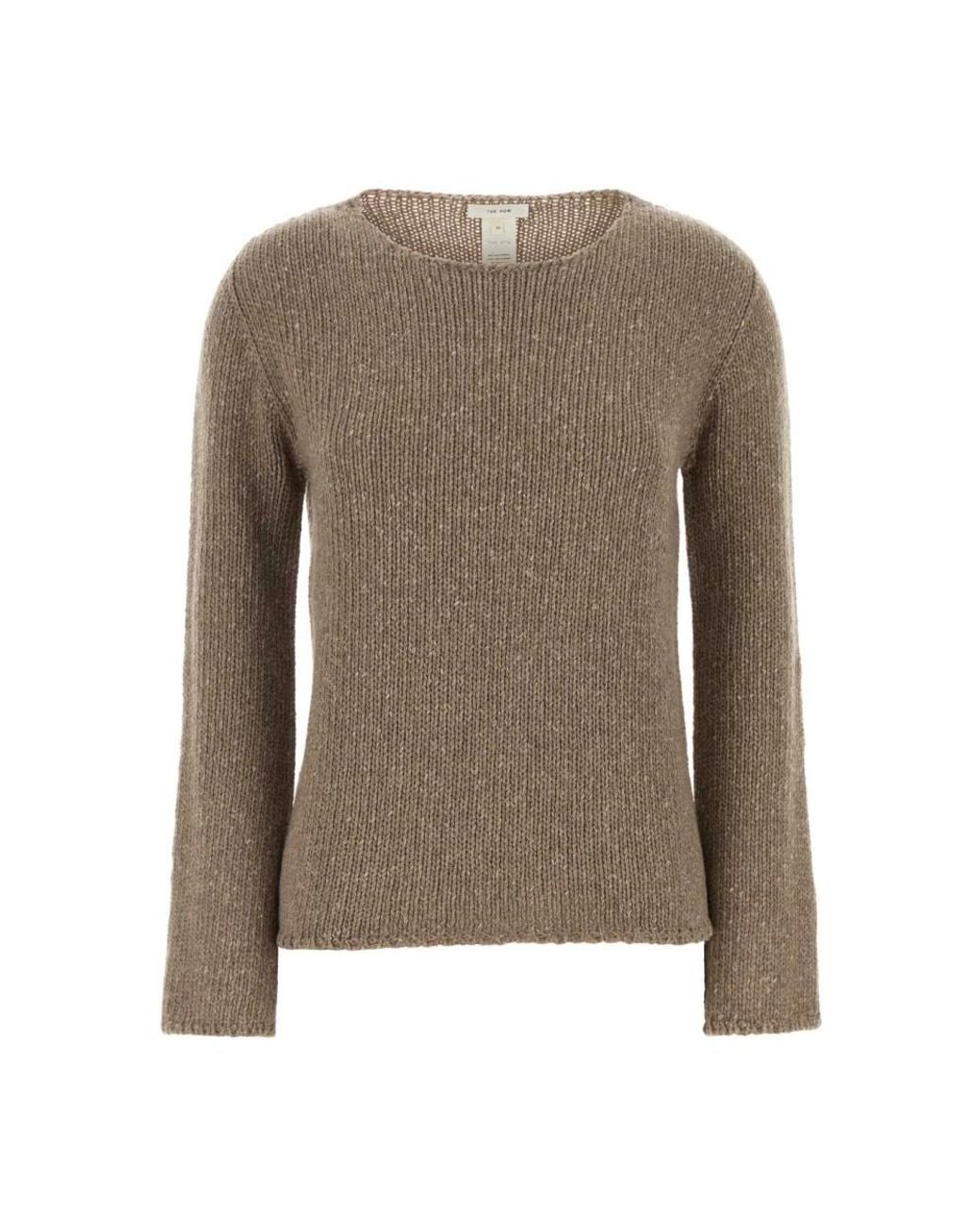 The Row Brown Cashmere Knitwear