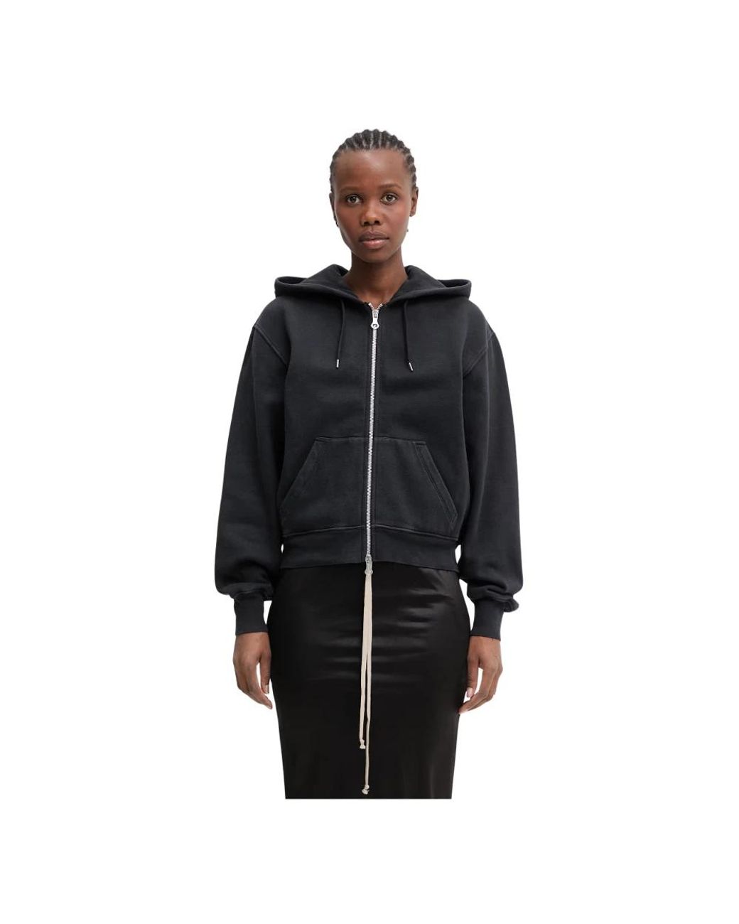 Our Legacy Zip-Through Hoodie in het Black