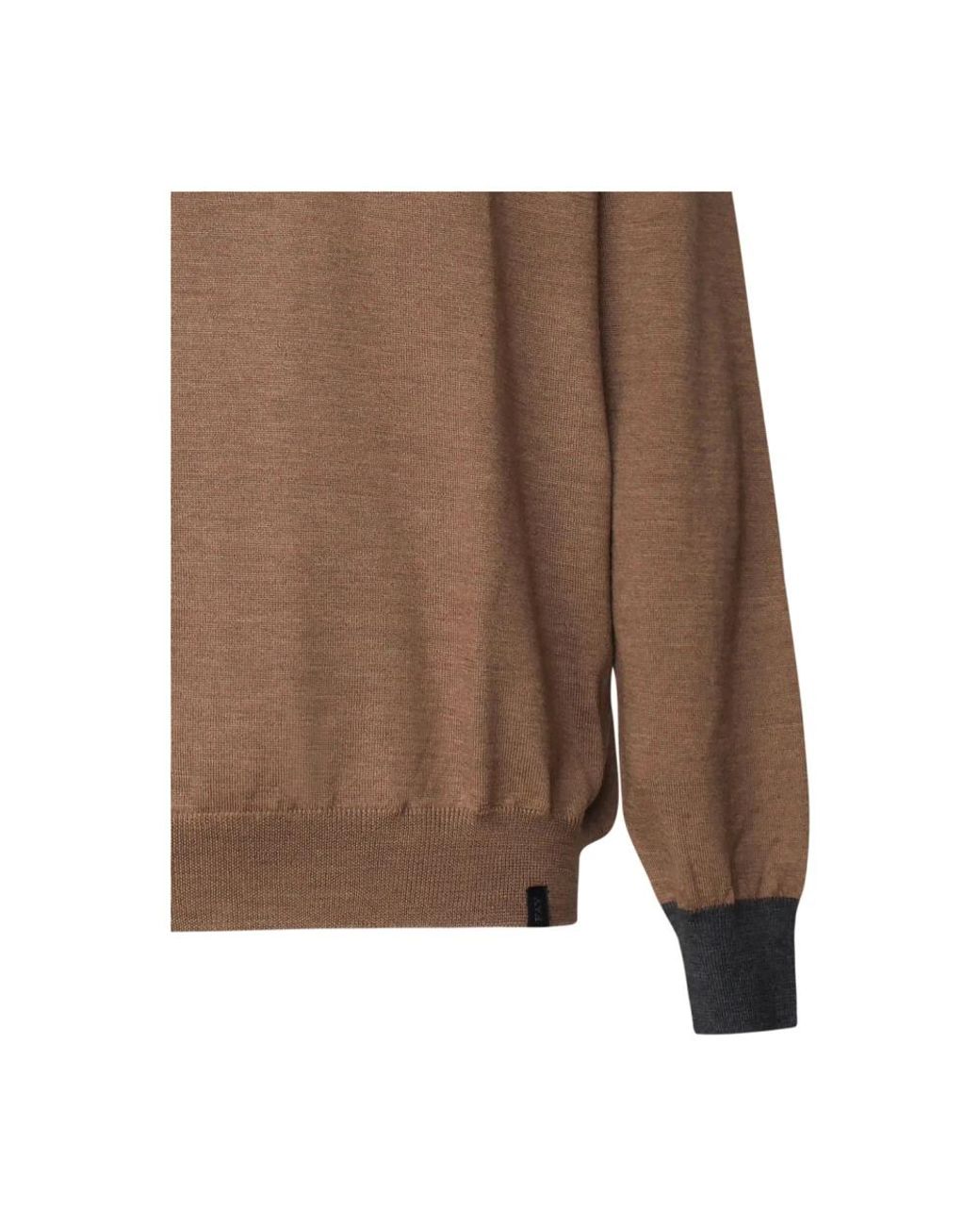 Fay Brown Round-Neck Knitwear for men