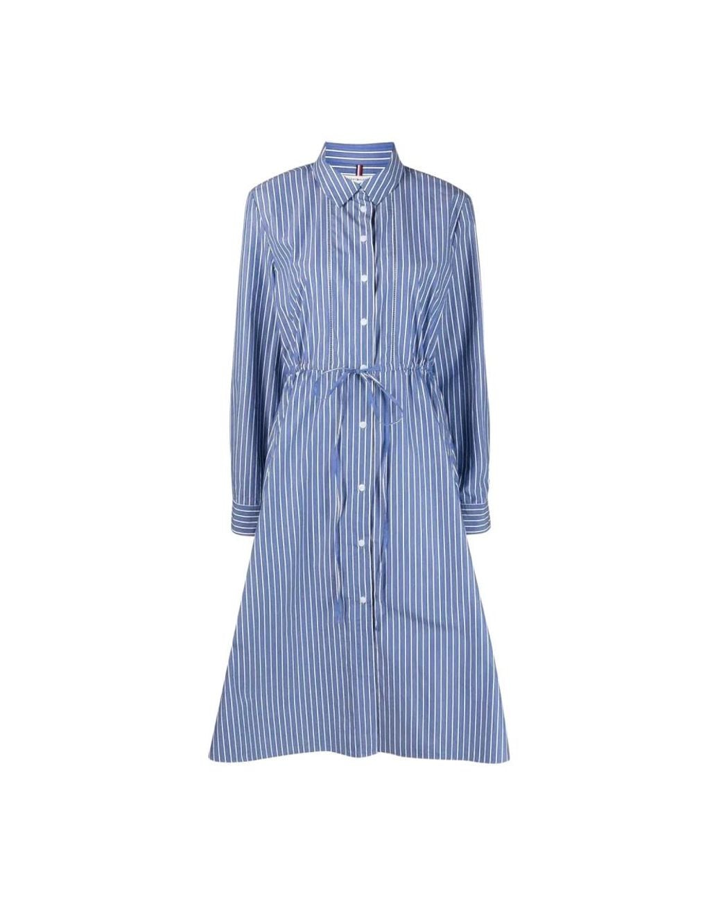 Tommy Hilfiger Blue Shirt Dresses