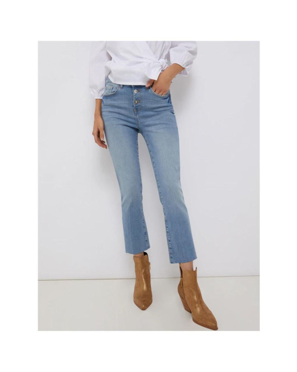 Liu Jo Blue Cropped Jeans