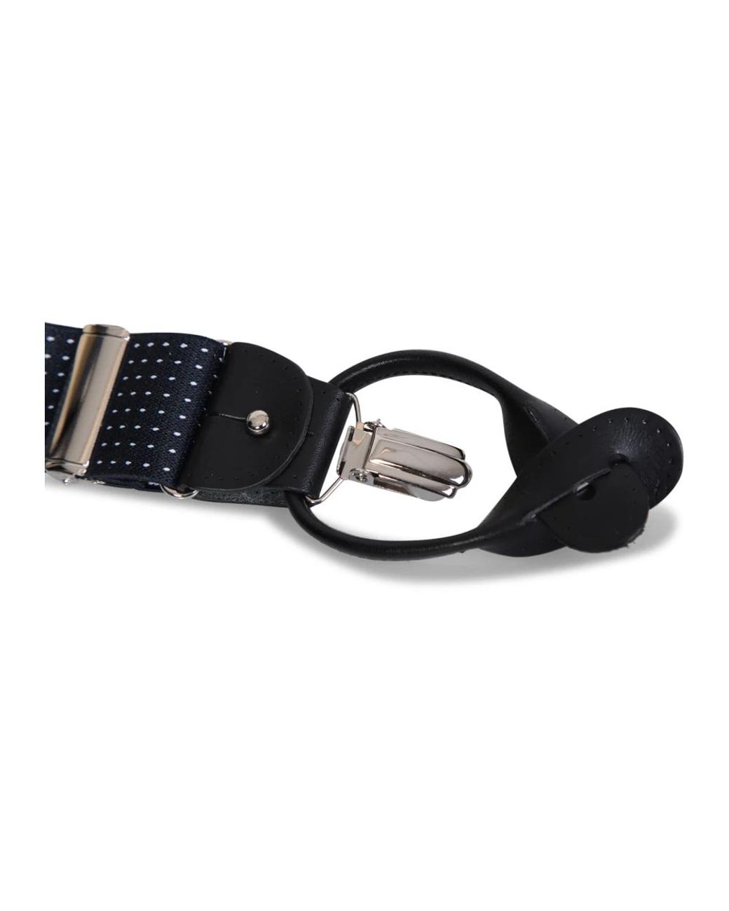 Dell'Oglio Black Braces for men