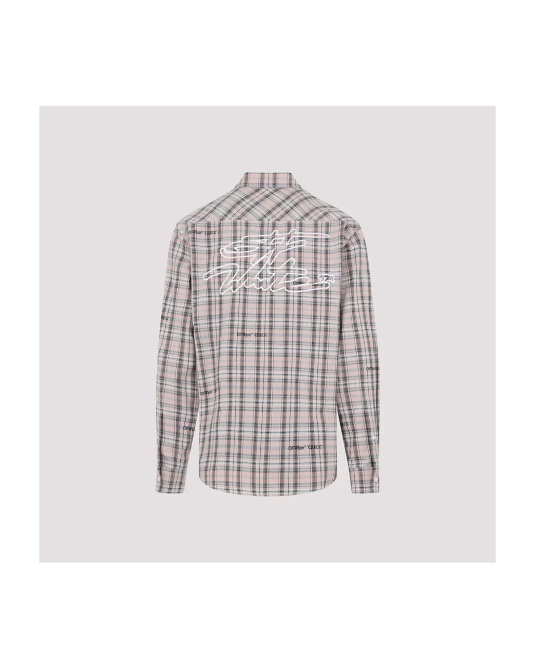 Off-White c/o Virgil Abloh Gray Casual Shirts for men