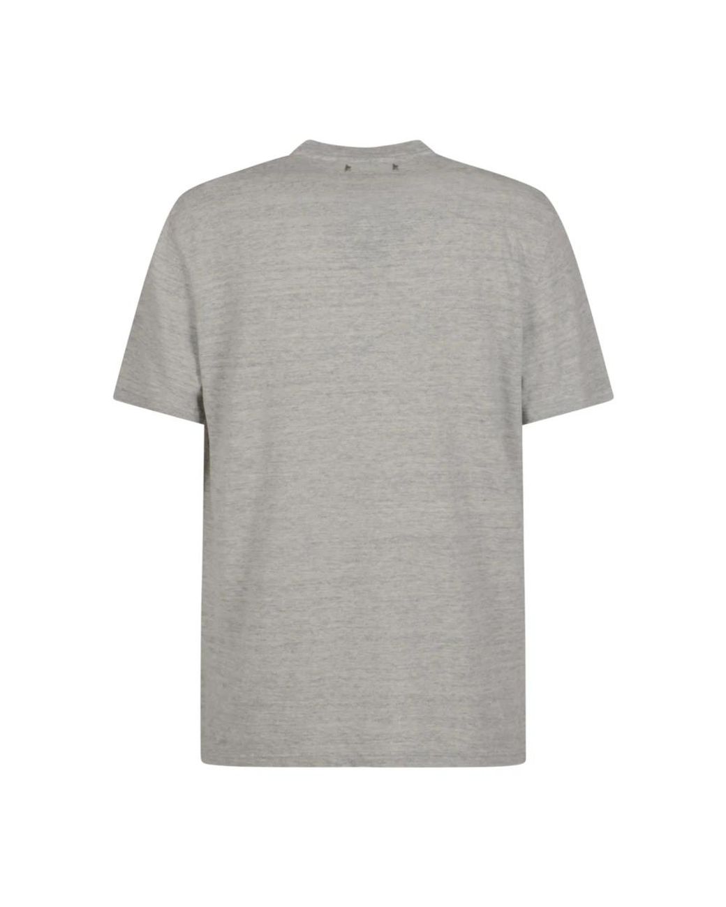 Golden Goose Deluxe Brand Gray T-Shirts for men