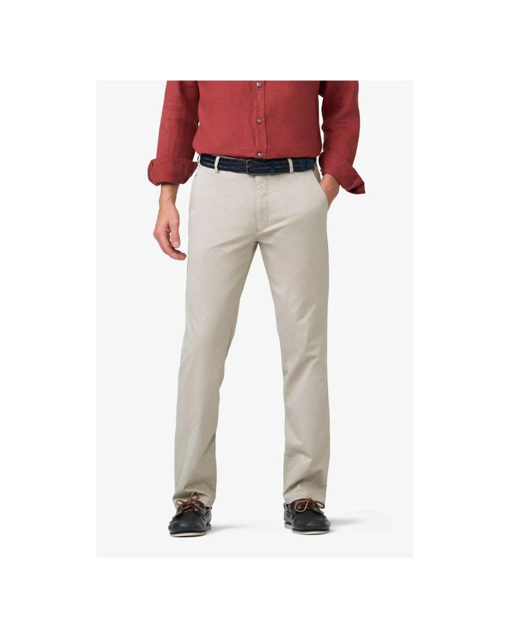 Chinos di Meyer in Gray da Uomo