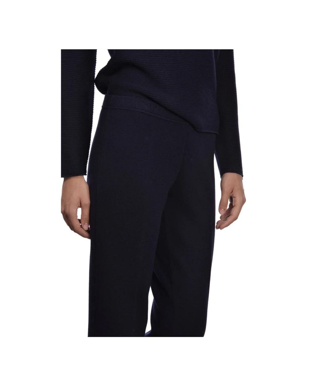 Gran Sasso Blue Straight Trousers