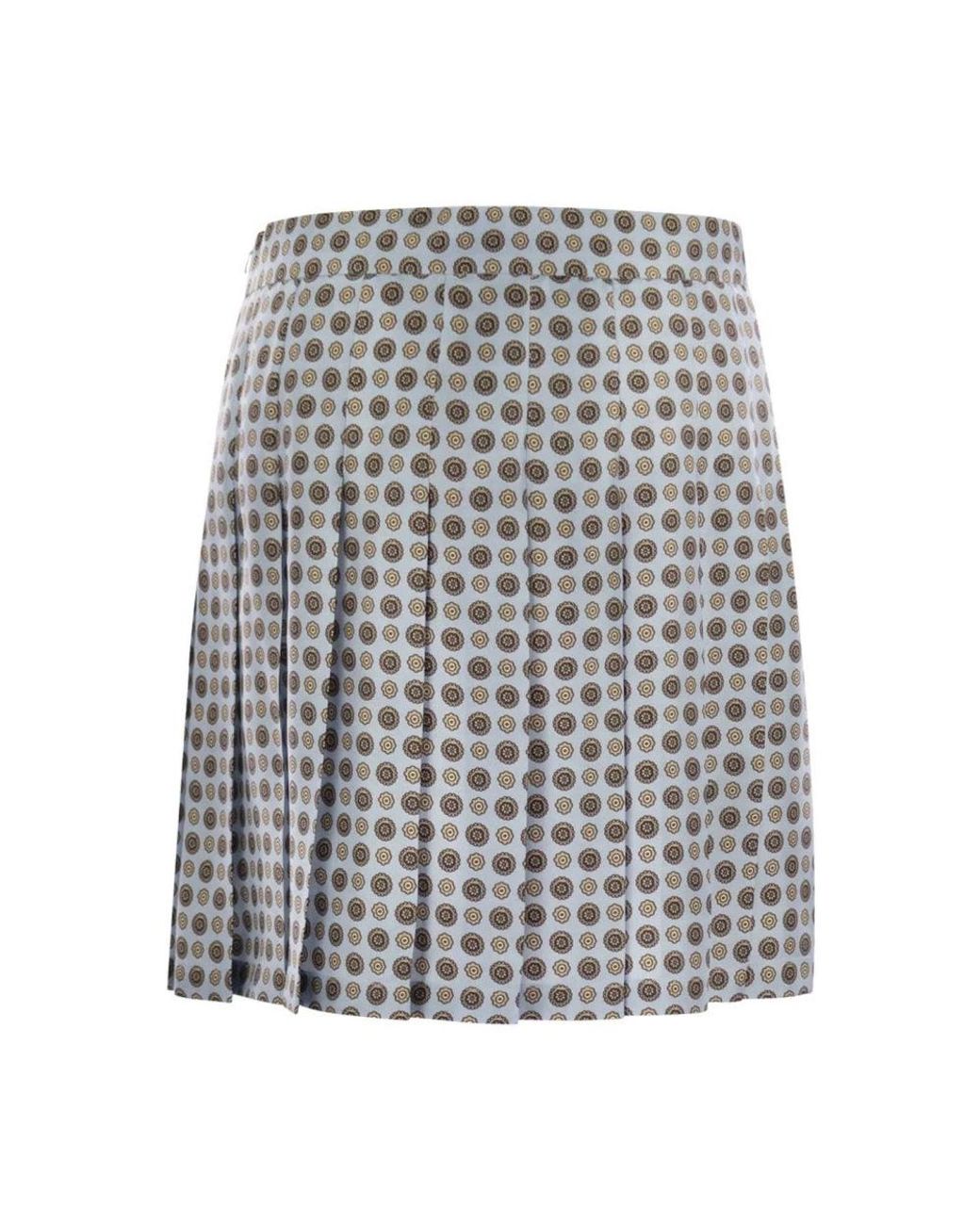 Max Mara Gray Short Skirts