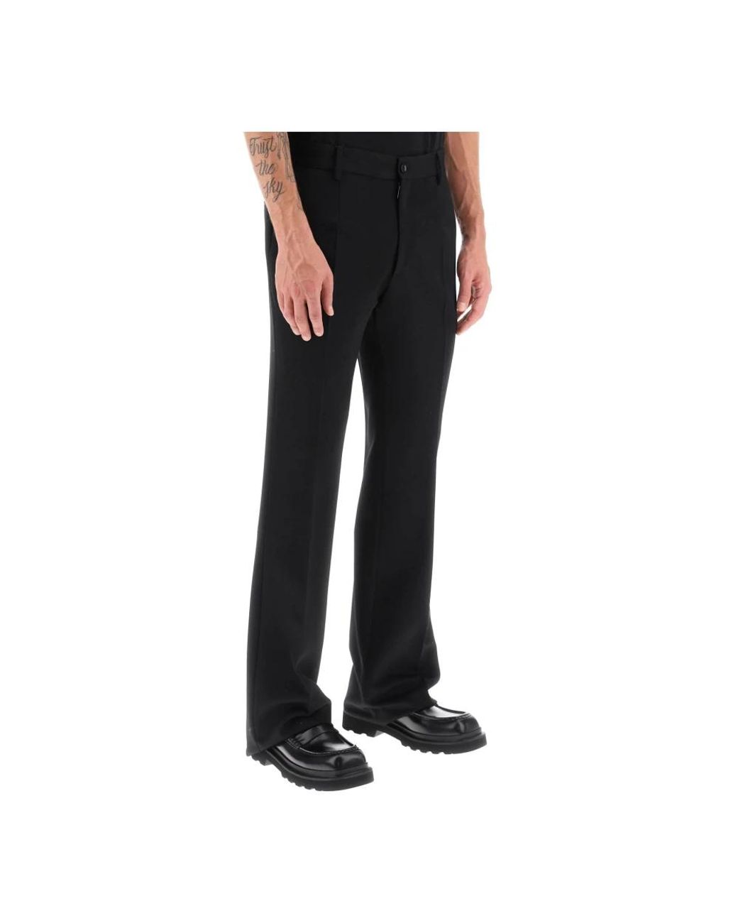 Dolce & Gabbana Black Slim-Fit Trousers for men