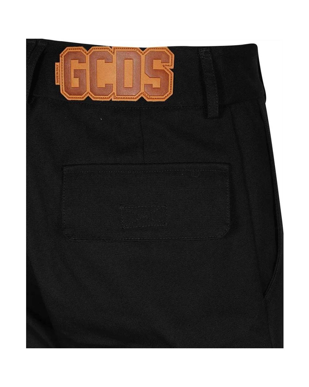 Gcds Black Slim-Fit Trousers for men