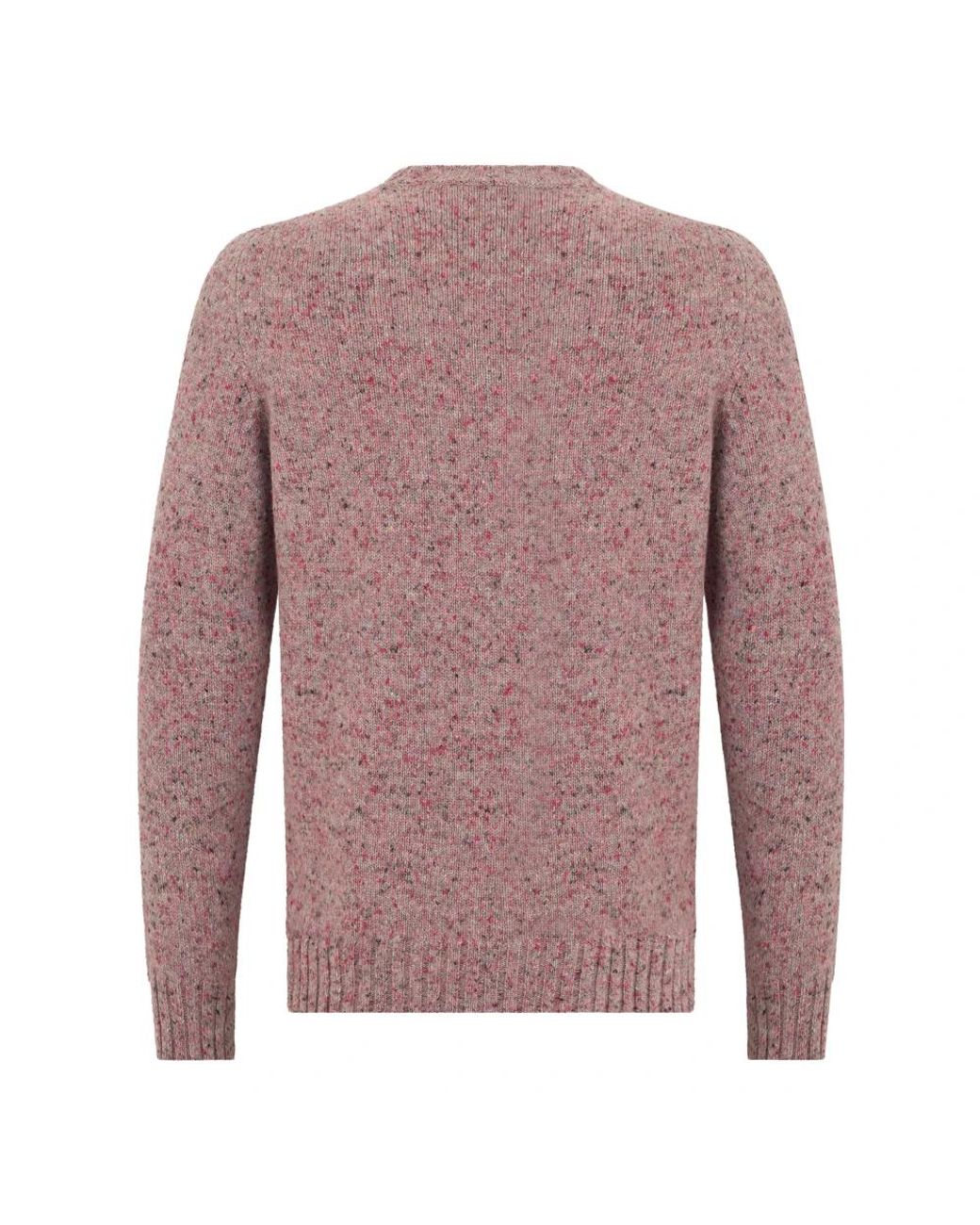 Fedeli Pink Round-Neck Knitwear for men